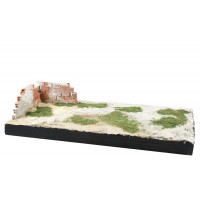 Adt Costruzioni Diorama espositivo "Rudere" 26,5x13,5x5,5cm scala 1:48