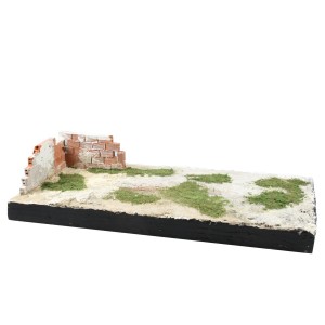 Adt Costruzioni Diorama espositivo "Rudere" 26,5x13,5x5,5cm scala 1:48