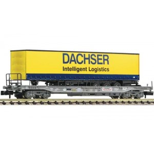 Fleischmann 845356 Carro a tasca "Dachser" con rimorchio 1/160 scale