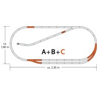 Roco 61102 Espansione Set C binari Geo Line