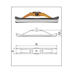 Roco 40501 Pattino per sistema a 3 rotaie 