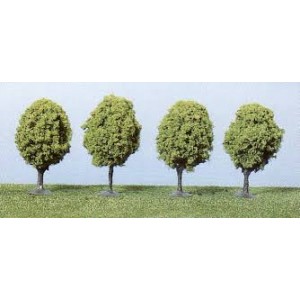 Heki 1031 Alberi verde chiaro da viale alt. 6-7cm (H0-TT-N)