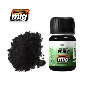 Ammo Mig 3001 Pigmento colore nero black