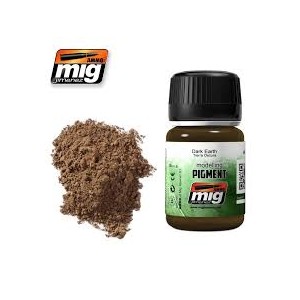 Ammo Mig 3007 Pigmento colore terra scura