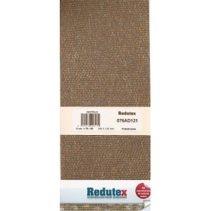 Redutex 076AD121 Foglio 300x120 mm "ciottolo" 1:76/1:87