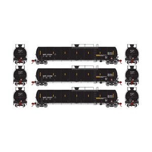 Athearn ATH15004 Set tre carri cisterna GATC23K (scala N)