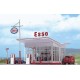 Busch 1005 Pompa di benzina "Esso" Vintage 1:87