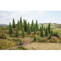 Noch 26825 Alberi aghifoglie con germogli 25 pezzi h 5-14 cm