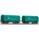 Fleischmann 837928 Set due carri telonati Shimmns Mercitalia Rail Fs