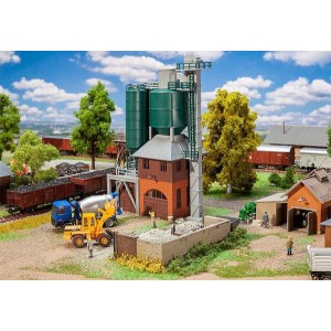 Faller 130895 Cementificio con doppio silos kit 1:87 