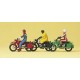 Preiser 10081 Motociclisti 3 pezzi scala 1:87