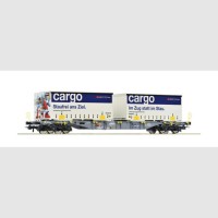 Roco 77341.B Carro tipo Sgnss con container SBB 