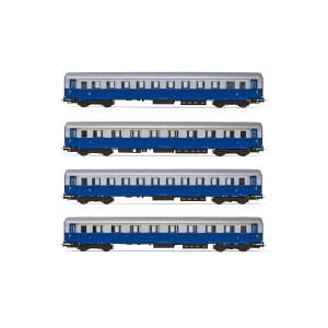 Rivarossi HR4324 Set del "Treno Azzurro" Fs di 4 carrozze 