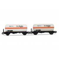  Rivarossi HR6620 set di 2 carri cisterna a 2 assi Zgkk, "Agipgas", ep. IV