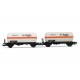 Rivarossi HR6620 set di 2 carri cisterna a 2 assi Zgkk, "Agipgas", ep. IV